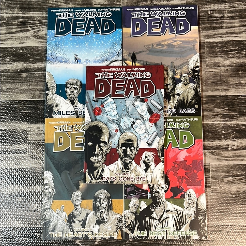 The Walking Dead Comic Books Vol. 1-5